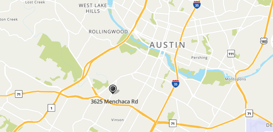 Vital Insight Counseling South Austin location map